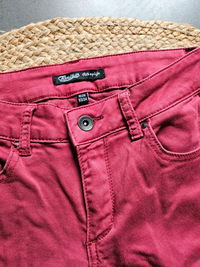 Pantalon bordeau - photo numéro 2
