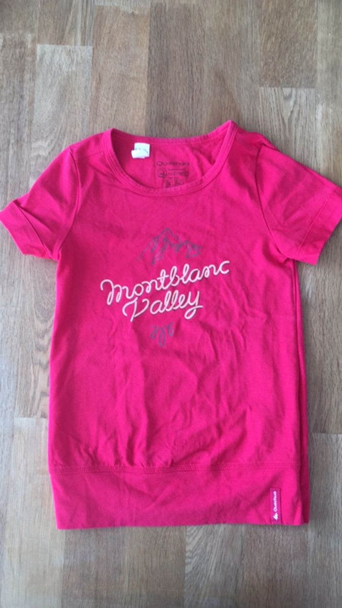 T-shirt rose quechua