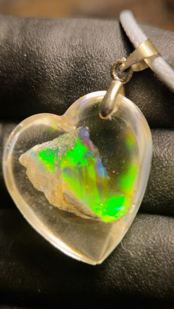 Pendentif opale welo 