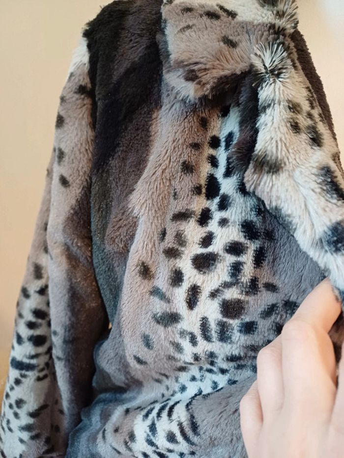 Veste chaude à imprimé Léopard PDK taille XS 34 - photo numéro 4