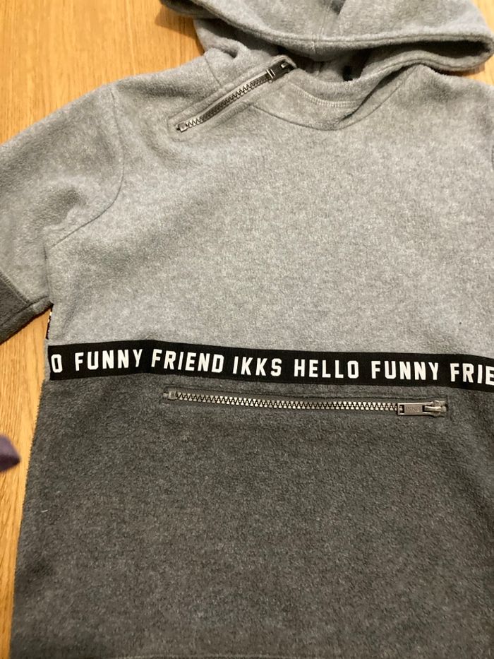 Sweat capuche IKKS 8 ans - photo numéro 2