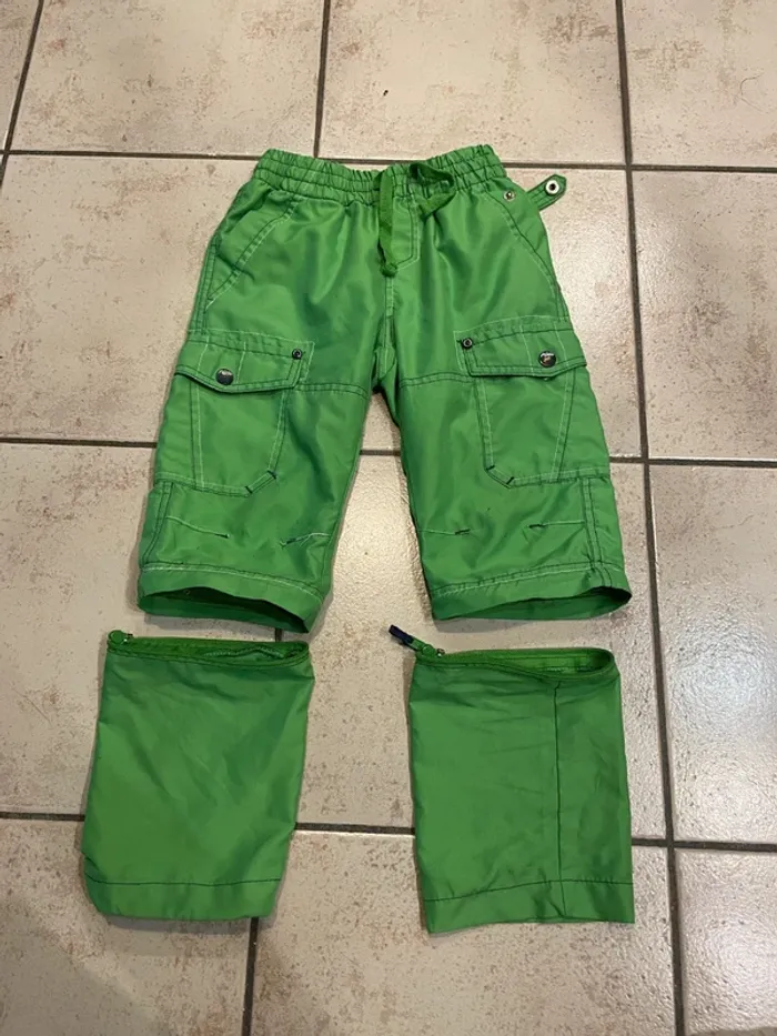 Bermuda / pantalon Mini Gang 5ans vert