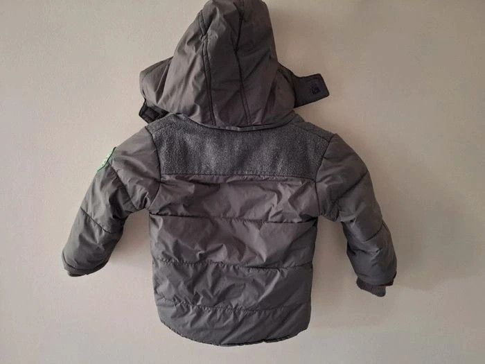 Veste zippée capuche grise Tom et Kiddy 24 mois - photo numéro 4