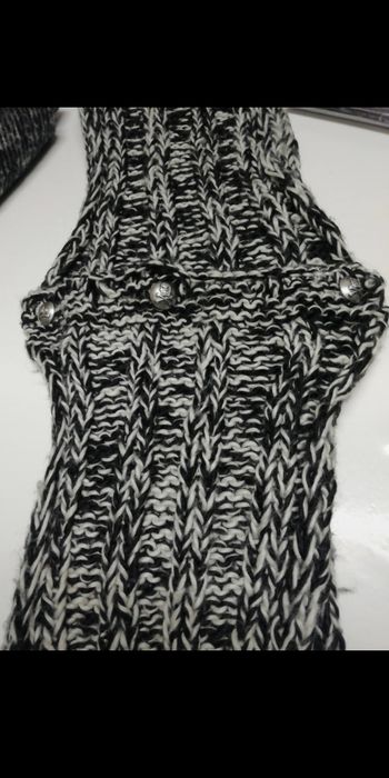 Grande écharpe boutons tête de mort 💀