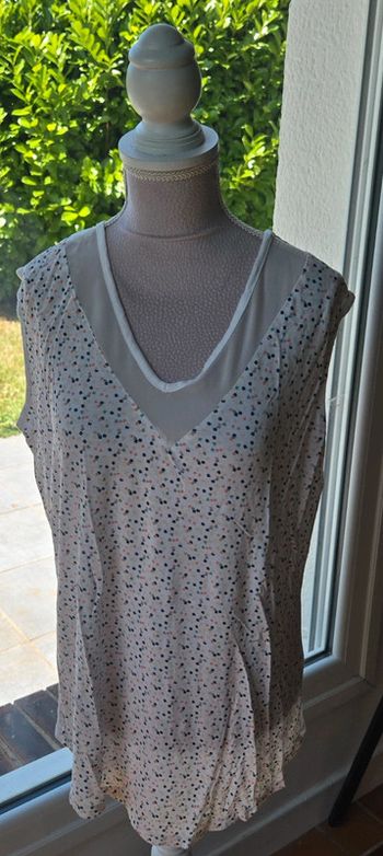 Débardeur a pois Tissaia taille 46/48