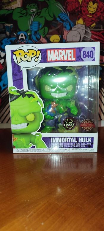 Funko pop immortal hulk chase Glow in the dark