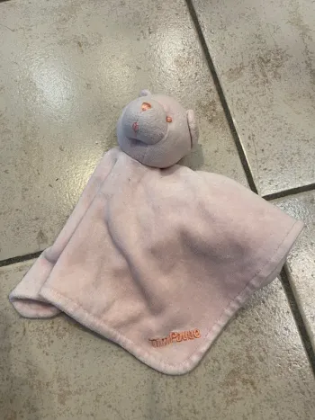 Doudou Tim Pouce rose clair