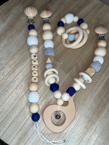 Attache tétine personnalisé