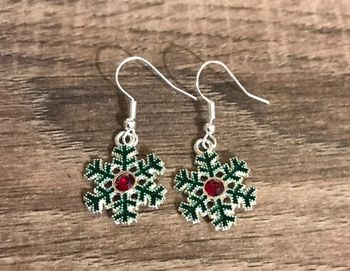 Boucles d’oreilles flocons
