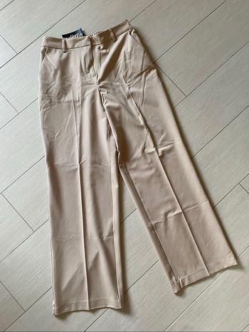 Etam pantalon large beige 40