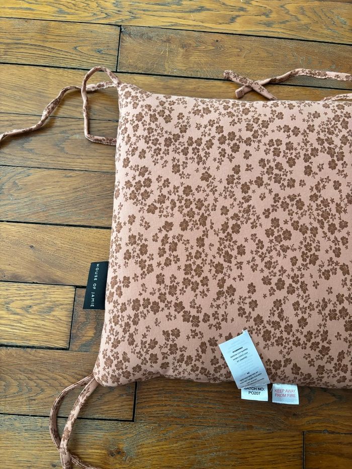 Tour de lit en coton fleurie - photo numéro 4