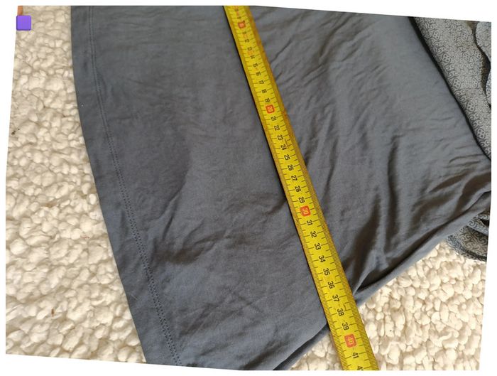 Haut Tom Tailor XS imprimé gris – style bohème décontracté voile leger - photo numéro 6