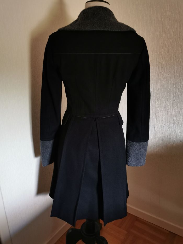 Manteau mi long noir et gris Mexx - photo numéro 6