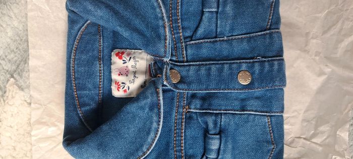 Veste jean fille 12 mois sergent major - photo numéro 4