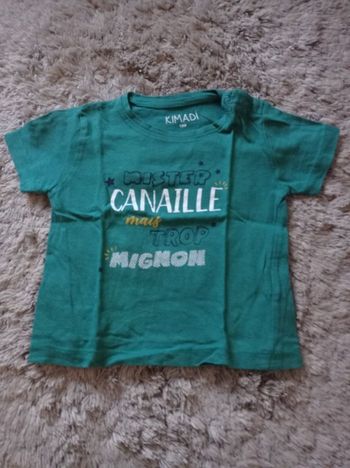 Tee shirt taille 18 mois