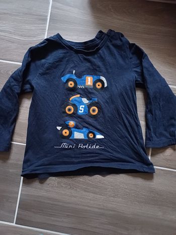 T-shirt manches longues Gémo garçon 24 mois