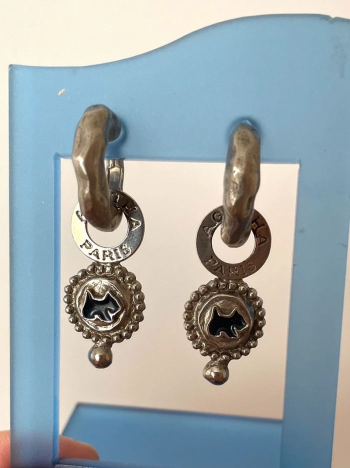 Pendentifs d’oreilles Agatha - photo numéro 3