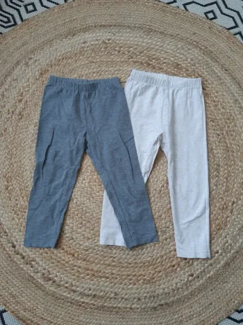 Lot de 2 leggings La Redoute 2 ans