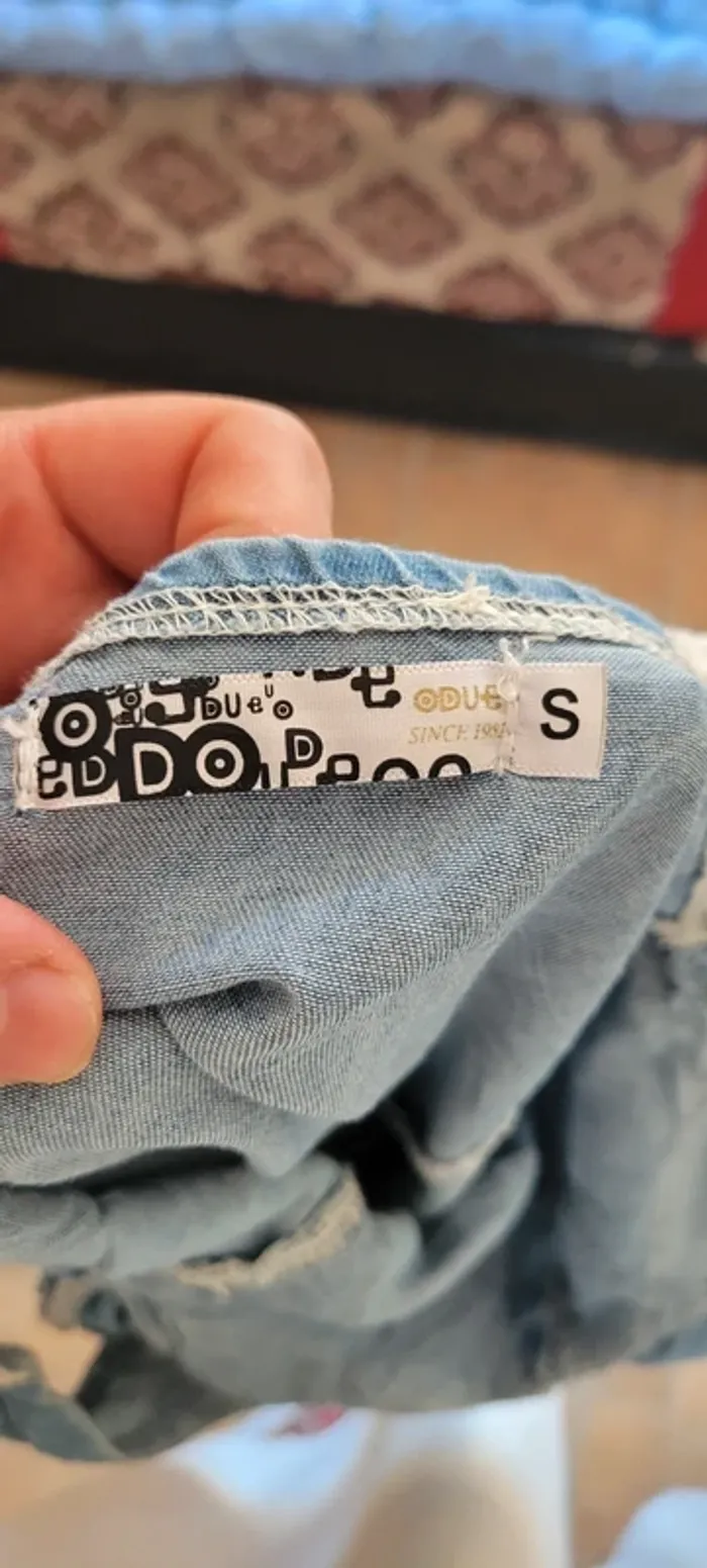Combi short jeans - photo numéro 3
