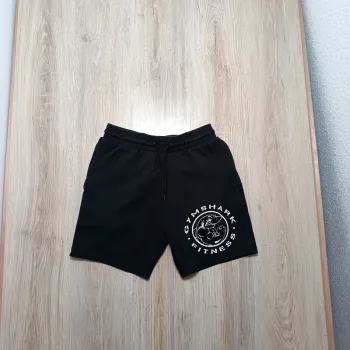 Short gymshark homme S noir coton