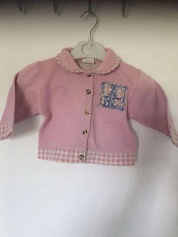 Veste rose Papous 12M