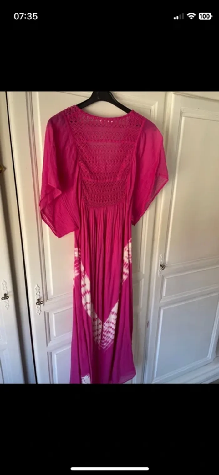 Robe longue fushia Goa collection M - photo numéro 3