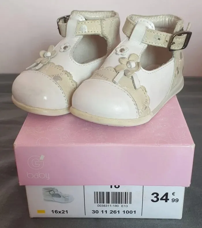 Chaussures cuir pointure 18 - photo numéro 2