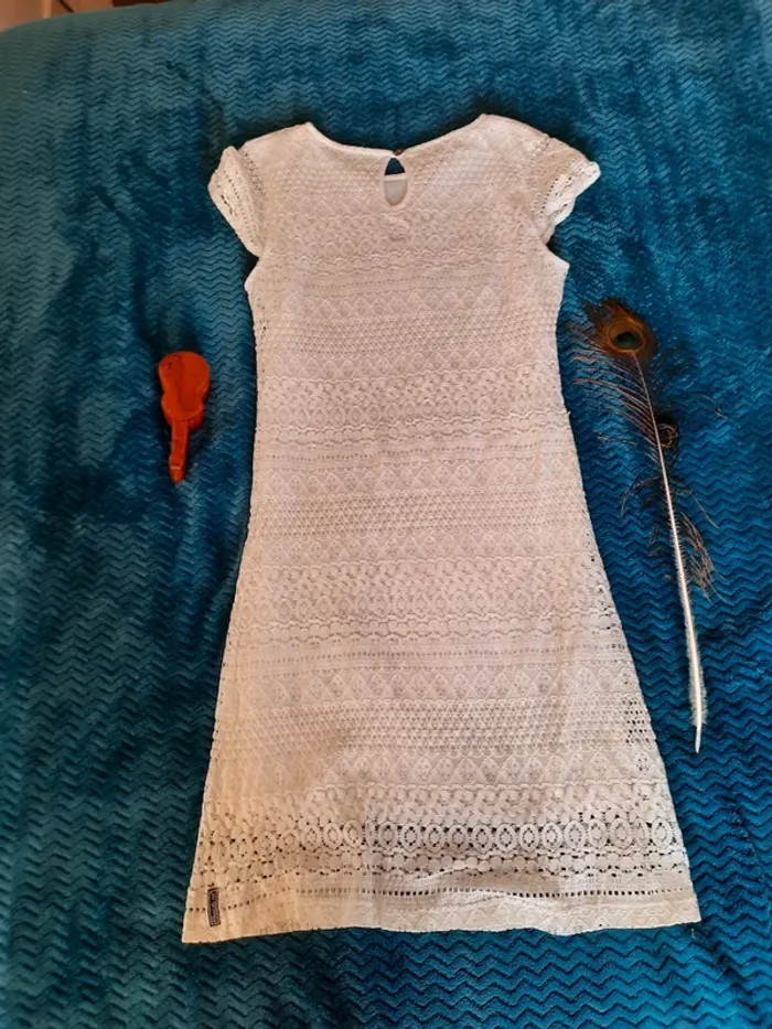 Robe blanche taille 3 blanc du nil - photo numéro 4