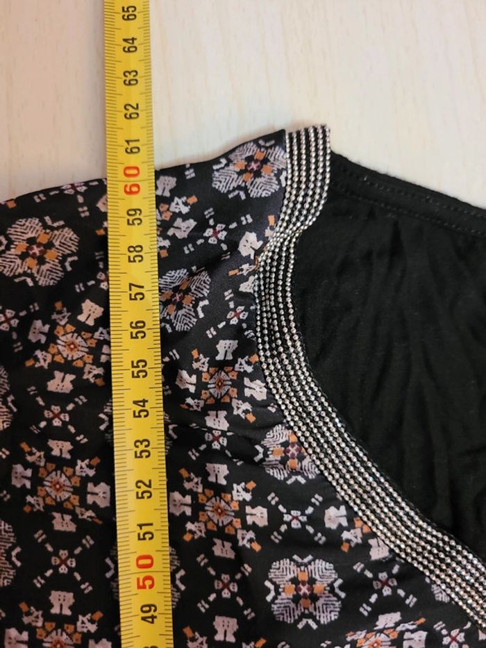 Blouse noire sequins Promod T 38 - photo numéro 4