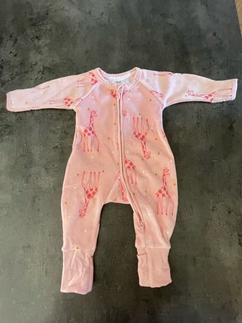 Pyjama rose DIM 1 mois/58 cm