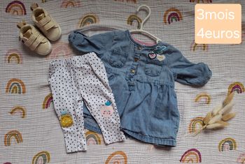 Ensemble fille 3mois.