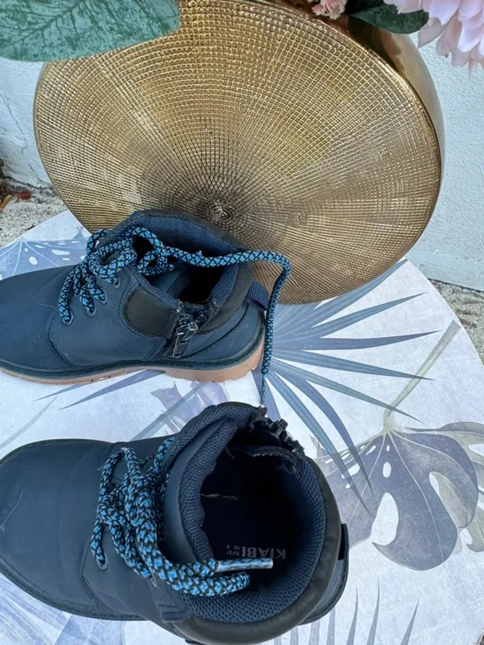 Bottines Bleu Marine || Kiabi || taille 27 - photo numéro 5