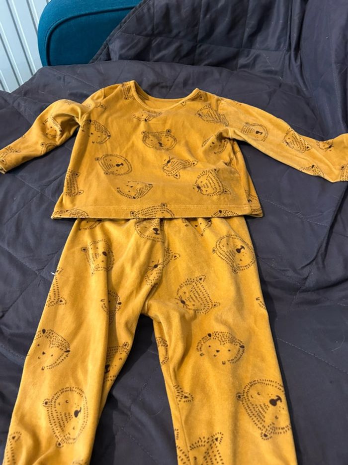 Pyjamas 2 pièces orange - photo numéro 2