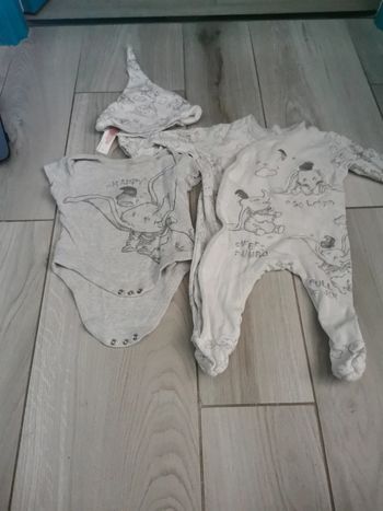 Ensemble pyjama + body 3 - 6 mois