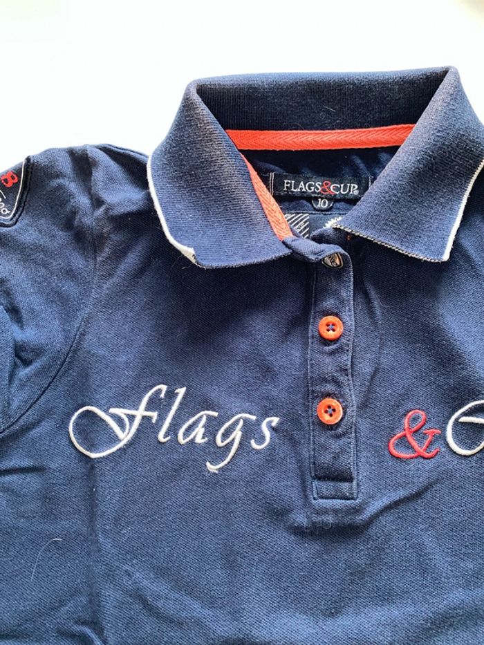 Polo d’équitation Flags&Cup T.10 ans - photo numéro 2