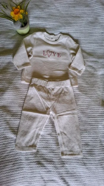 Pyjama Velour 12Mois(Mixte)