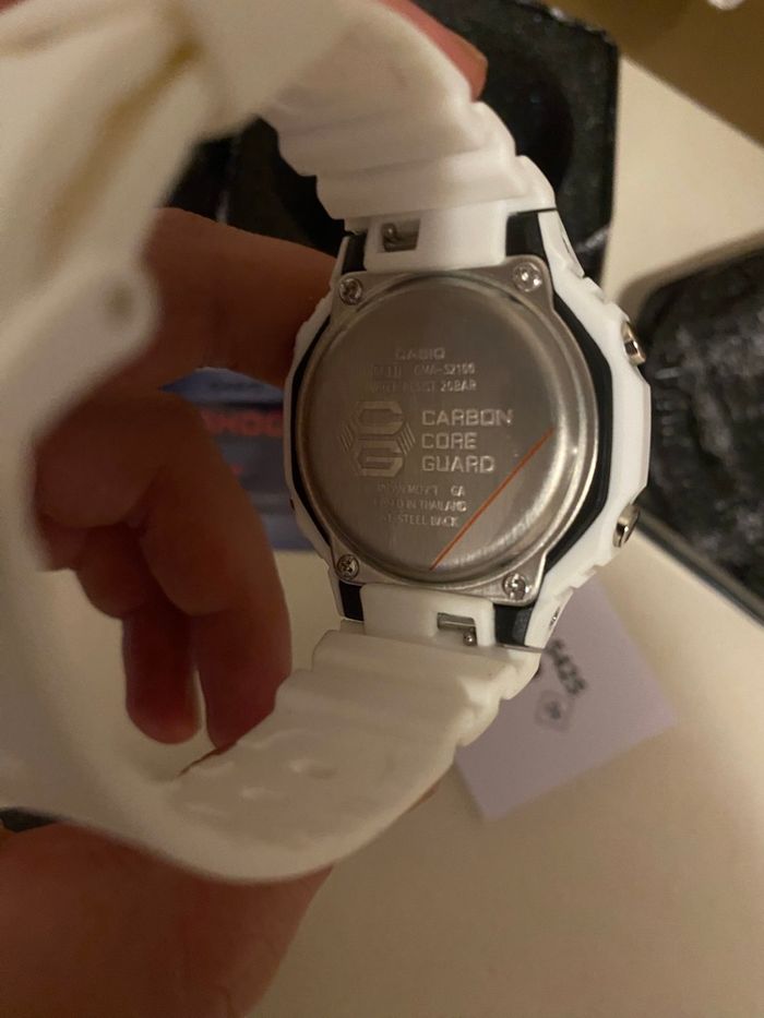 Montre G Shock blanche noire - photo numéro 4