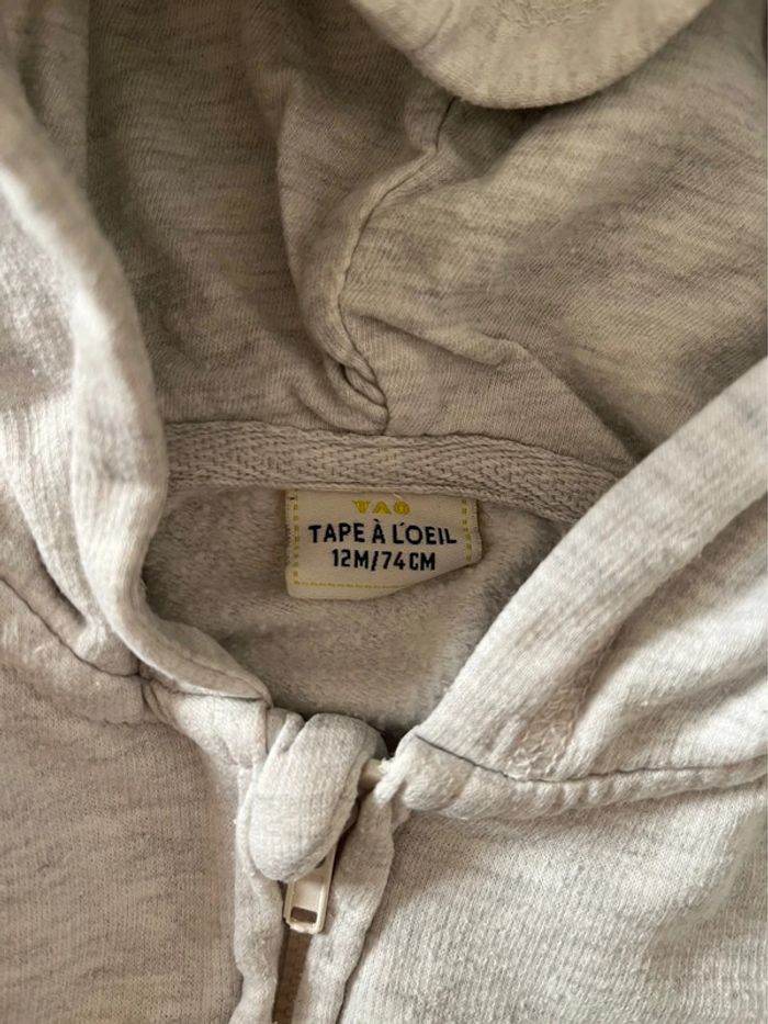 Sweat zippé à capuche - photo numéro 2