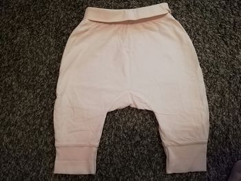 Sarouel coton 12 mois rose clair