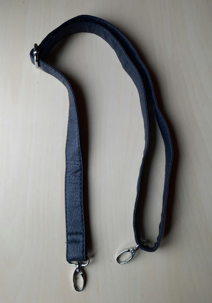 Anse bleue marine pour sac - photo numéro 4