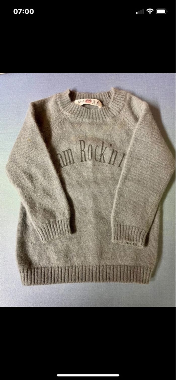 Pull bébé Numaé 3 mois - photo numéro 3