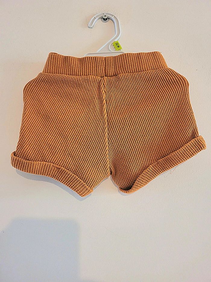 Short léger bébé garçon couleur marron - photo numéro 3