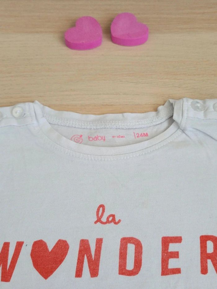 T shirt manches courtes 24 mois GÉMO - photo numéro 2