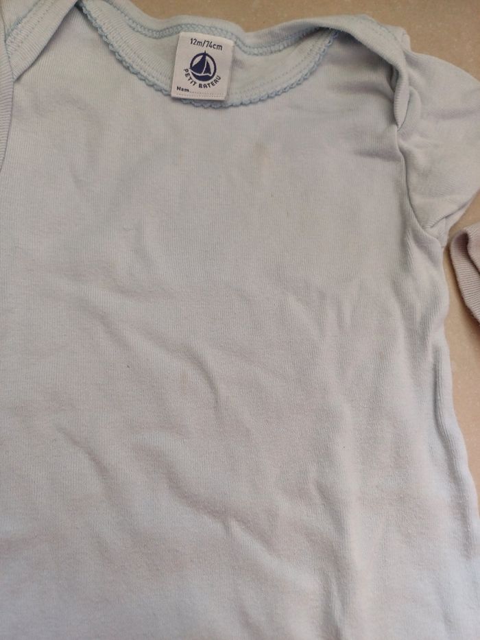 Bodies Petit bateau et Absorba 12 mois - photo numéro 2