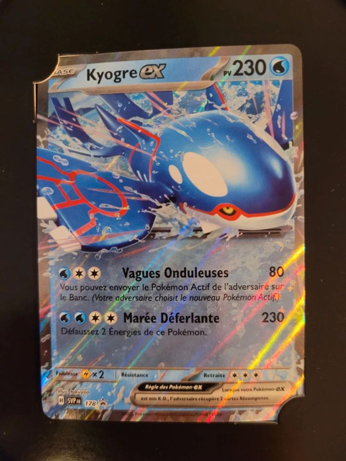 Vends coffret (sans booster ) et carte pokemon kiogre promo 178 - photo numéro 3