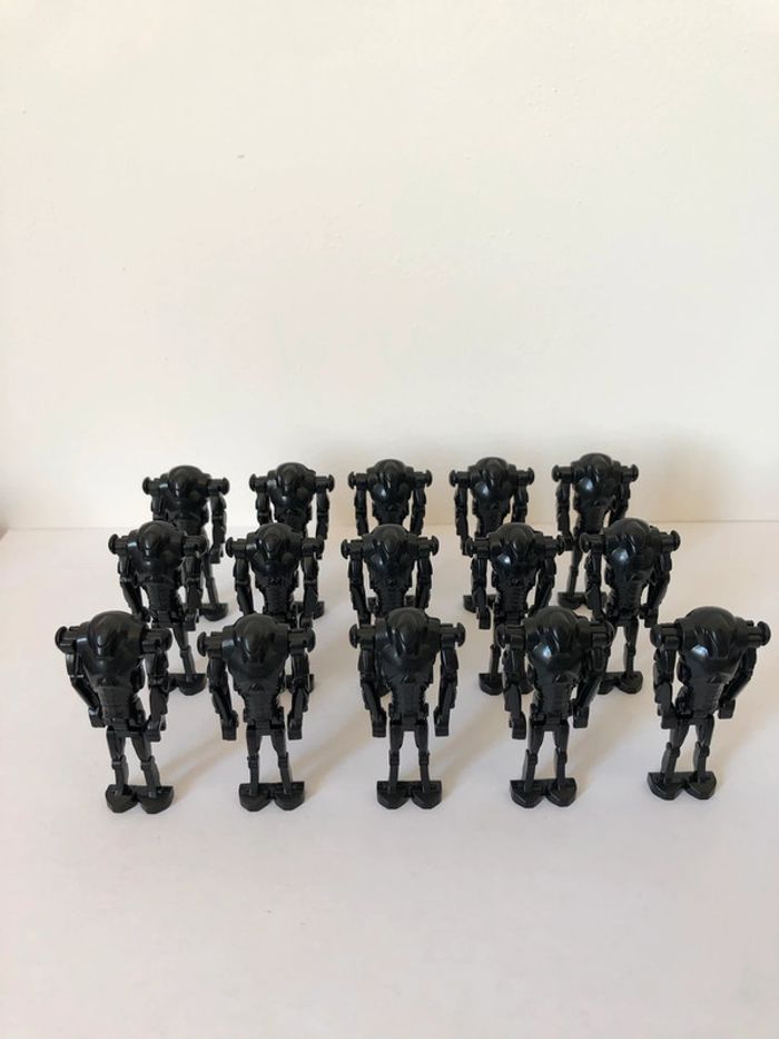 Figurine type lego 15 SuperDroïdes. Star Wars