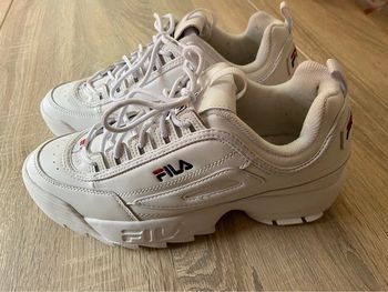 Baskets Fila Distuptor Low blanche T44