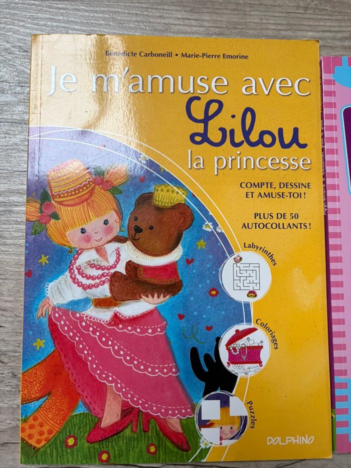 Lot de 3 livres d’activité thème princesses - photo numéro 2