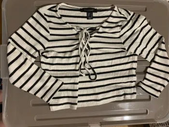 Crop top marinière