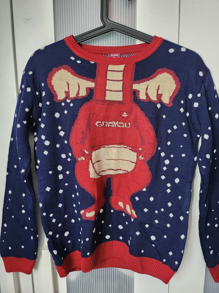 Pull FC METZ de Noël  taille 14ans - photo numéro 3